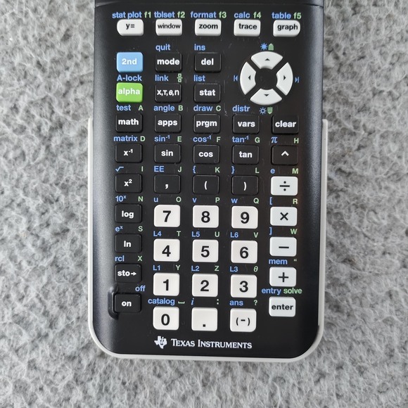 Texas Instruments TI-84 Plus CE Python Graphing Calculator Tested W Cover - Picture 5 of 12